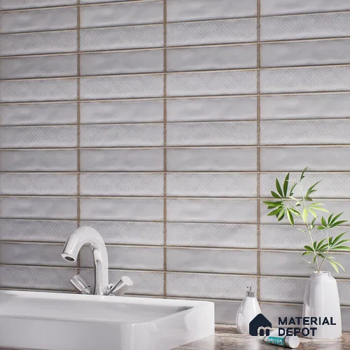 Faux Subway  Tile TL 07257 C Sintra 5006 Luster 1 ft x 1 ft Ceramic Matte Finish - 9 mm  | 2 mm Spacer is Mandatory | Please Expect a Slight Variation of Pattern
